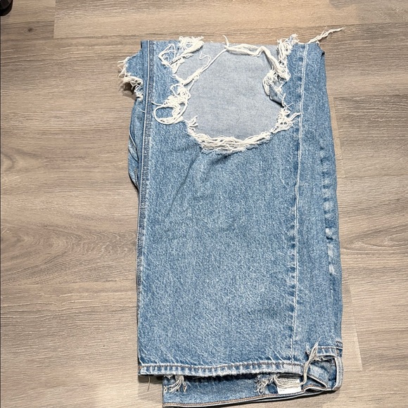 American Eagle Outfitters High Rise Blue Jeans - Picture 2 of 3